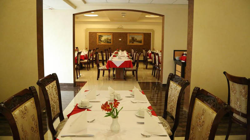 Hotelrestaurant p hotel i Yerevan